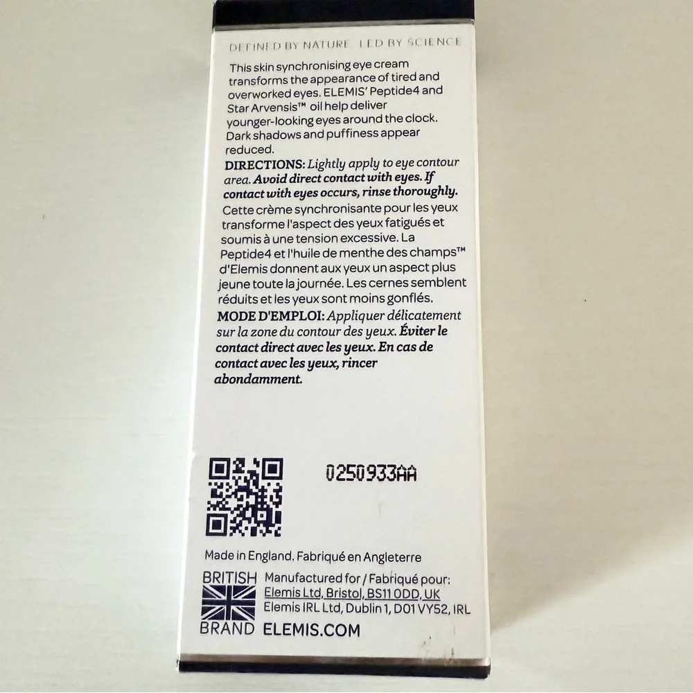 Elemis peptide eye cream. New unopened